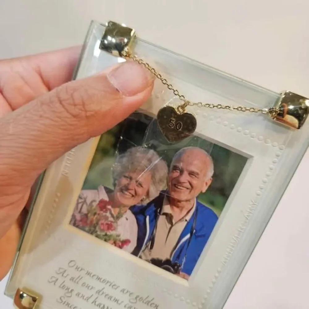 Mudpie 50th Anniversary Clip Frame